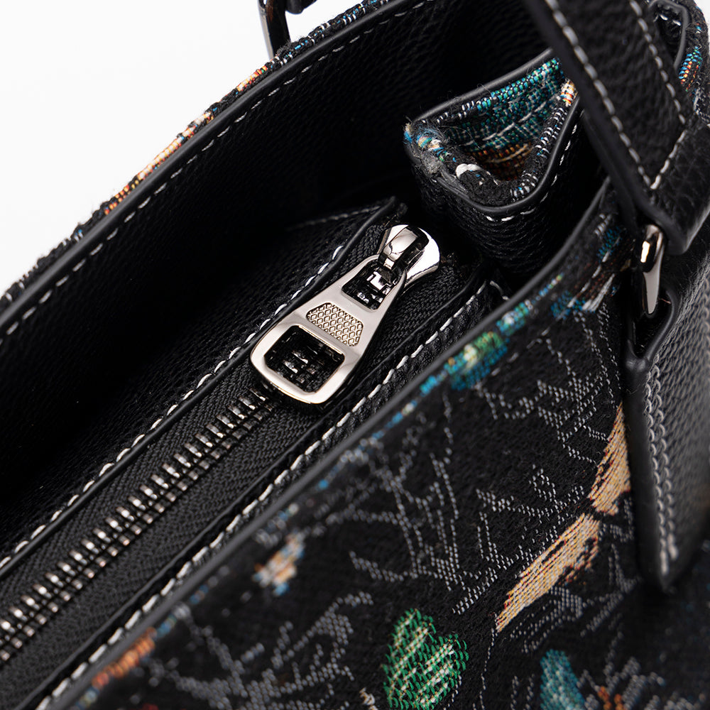 EFORA GO ( 4A-EG-1689-BLACK BUTTERFLY ) Handbag