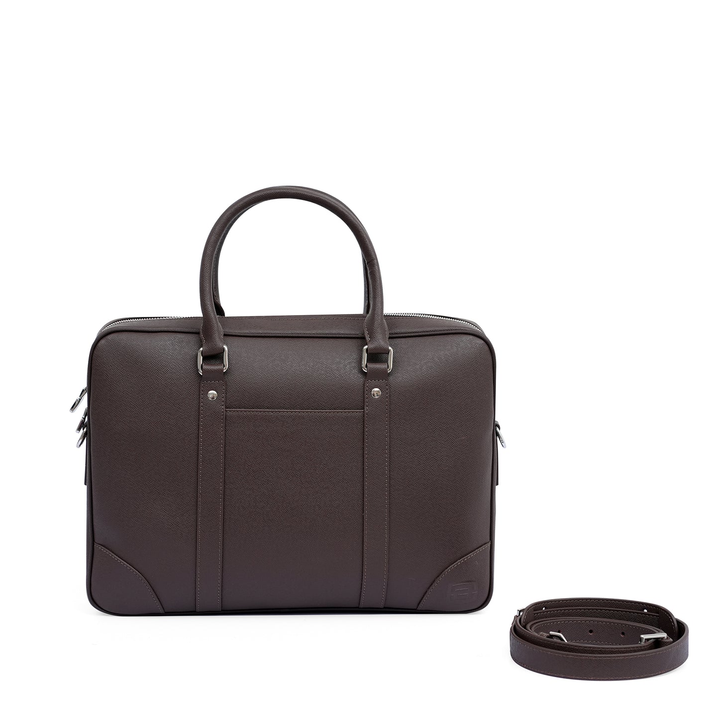 Efora men's zipper bag ( Brown F8635-1 )