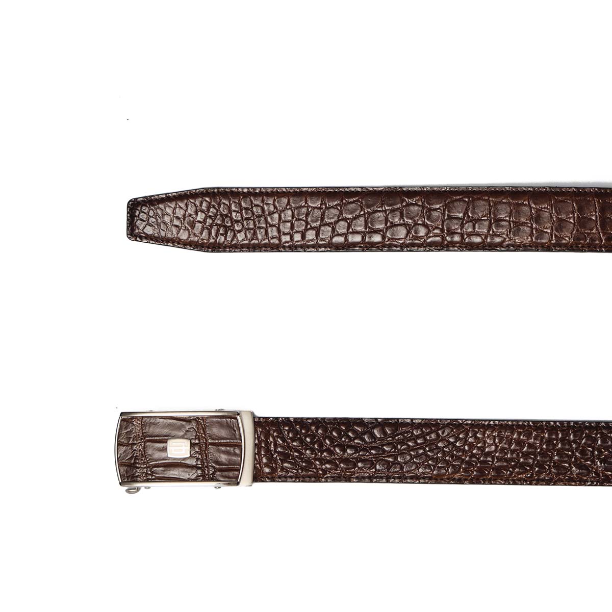 EFORA EFR-057B-BR Crocodile Leather Men's Belt