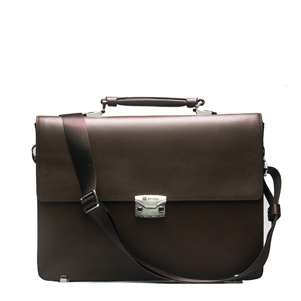 Efora 2801G-BR-D men's briefcase with number lock