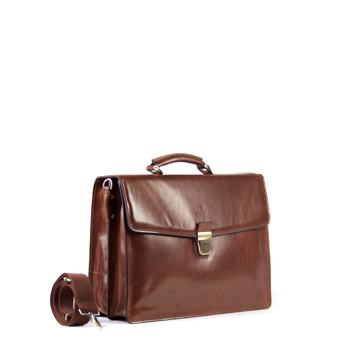 Efora men's briefcase with number lock ( Brown 4302-BR )