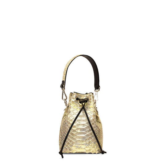 Efora Women's Handbag ( Metallic Gold 1808-GOLD )